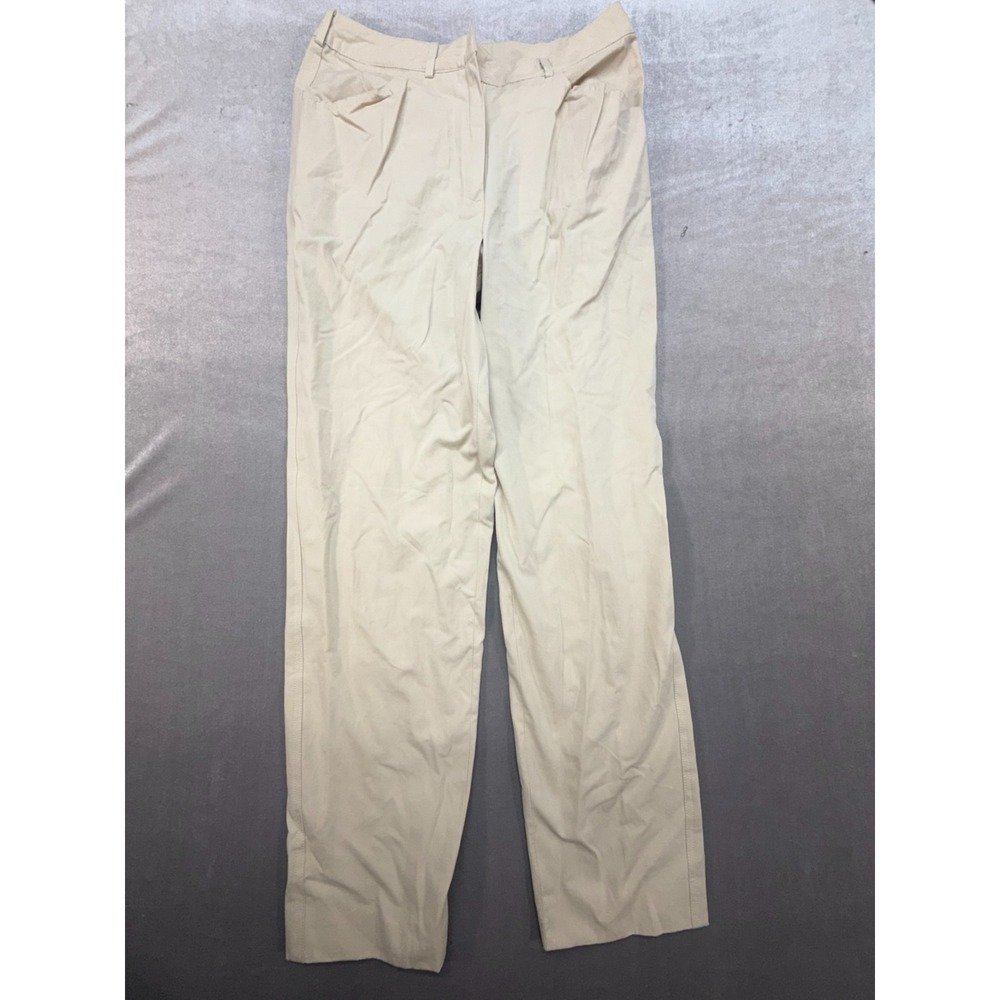 Donna Karan Essentials Made in Italy Women Dress Pants Khaki Size 6
